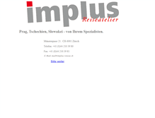 Tablet Screenshot of implus-reiseat.ch